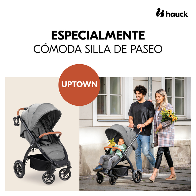Uptown Black Melange Grey