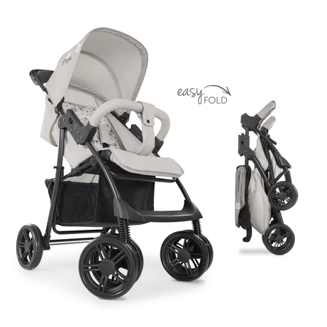 Hauck shopper trio 3 in1 pushchair buggy pram carseat carrycot Grey Set  Upto 4YS 4007923153413