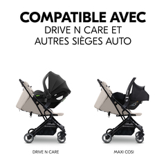 Compatible avec Drive N Care et autres sièges auto