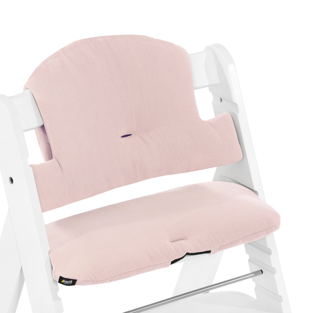 Highchair Pad Select  Muslin Mineral Rose