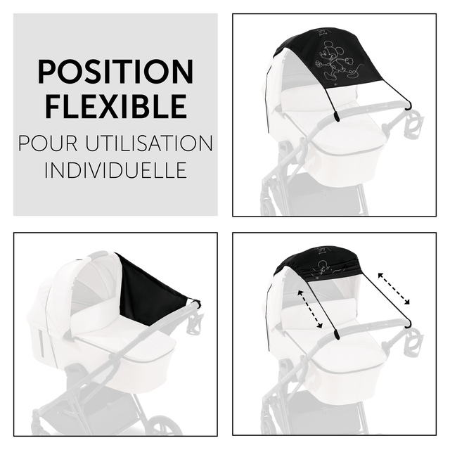 Sunshade  Mickey Mouse Black