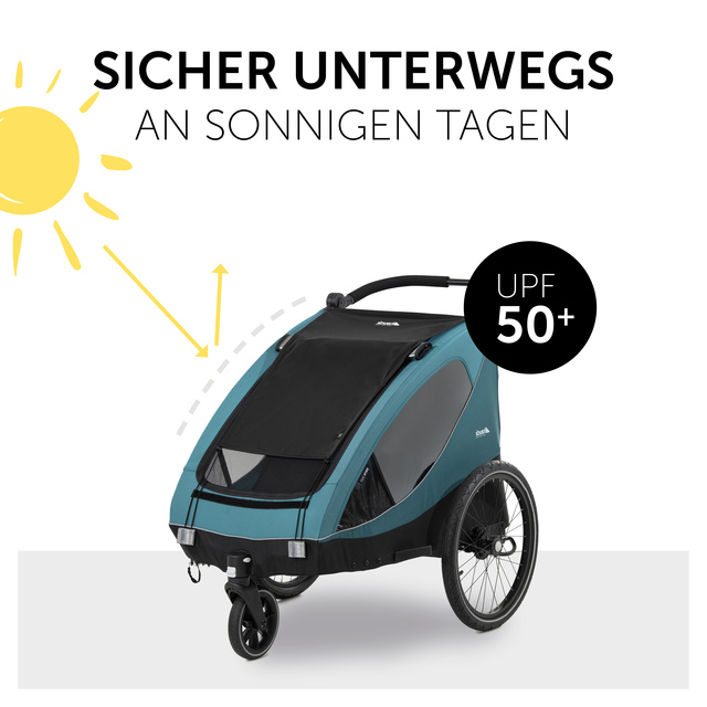 Bike Trailer Sunshade Black