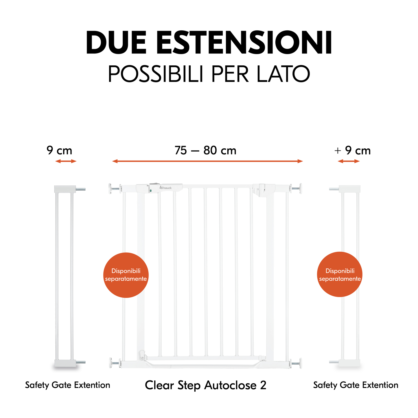 Safety Gate Extension 9 cm