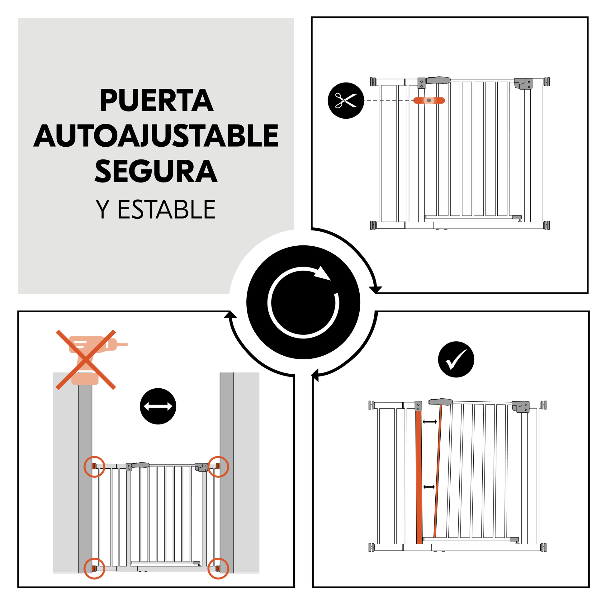 Clear Step Autoclose 2 Set +9 cm