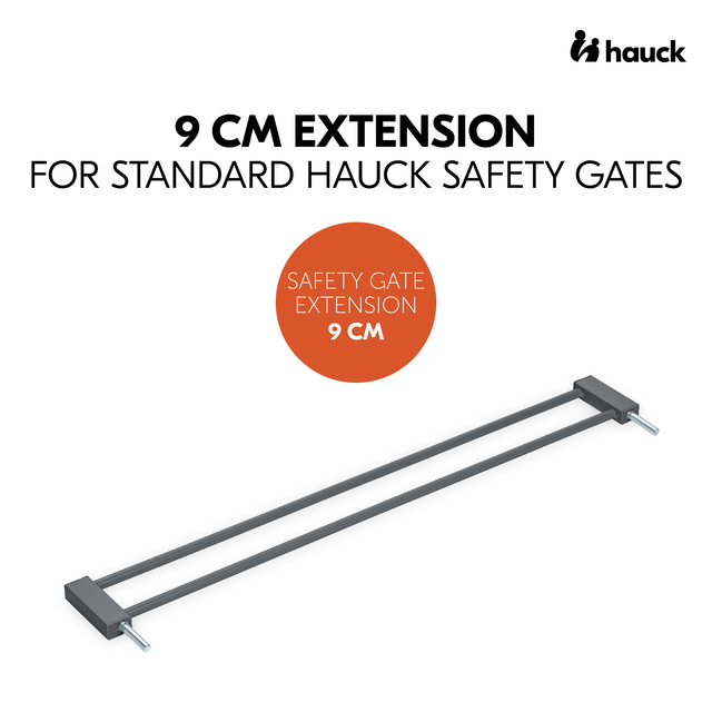Safety Gate Extension 9 cm Dark Grey