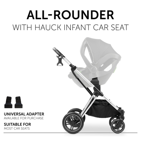 All-rounder with hauck infant car seat