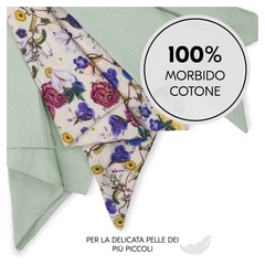 100% cotone per la pella delicata del bebè