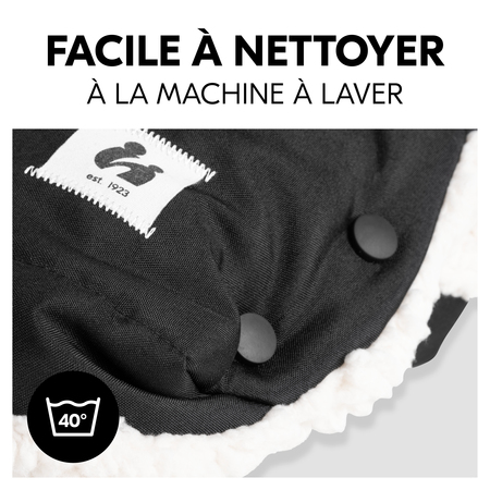 Facile à nettoyer en machine à 40 °C