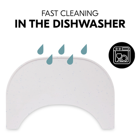 Fast cleaning in the dishwasher