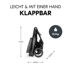 Leicht und mit einer Hand klappbar