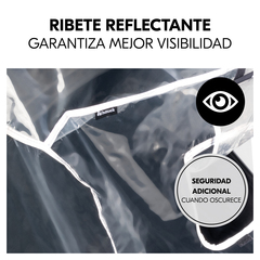 Gran visibilidad gracias a los bordes reflectantes