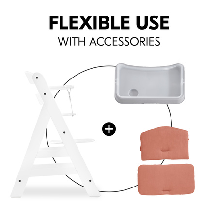 Flexible use due to compatibility with accessories