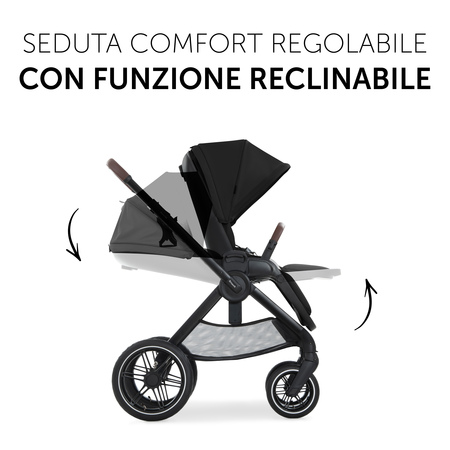 Seduta comfort regolabile con posizione nanna