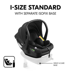 i-Size standard with separate Isofix base
