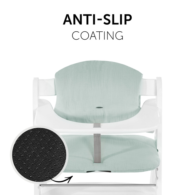 Highchair Pad Select  Muslin Mint