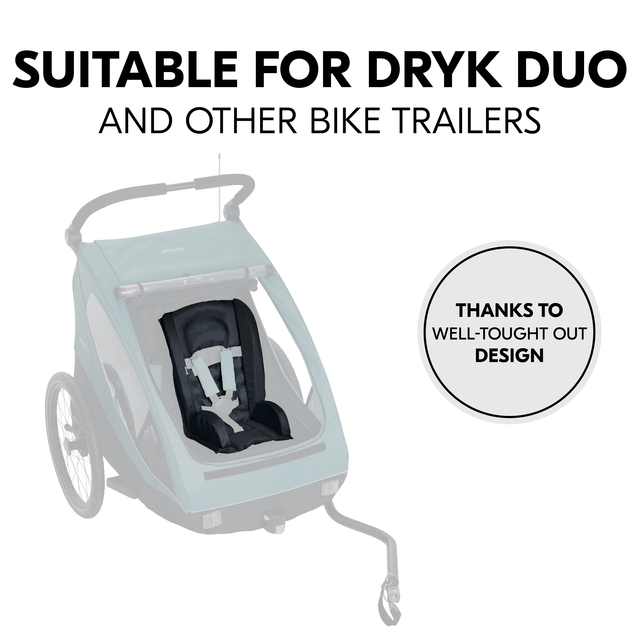 Bike Trailer Comfort Seat Black