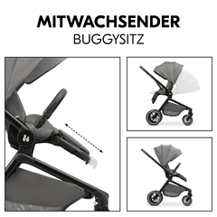 Mitwachsender Buggysitz mit zwei Blickrichtungen