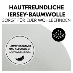 Atmungsaktiver und kuscheliger Baumwollbezug