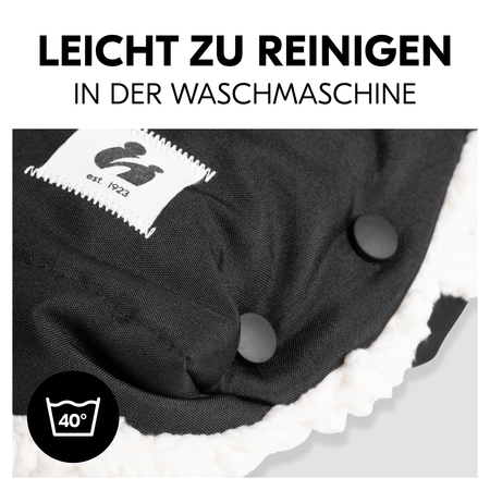 Leicht zu reinigen bei 40° C in der Waschmaschine