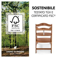 Legno sostenibile e certificato FSC®