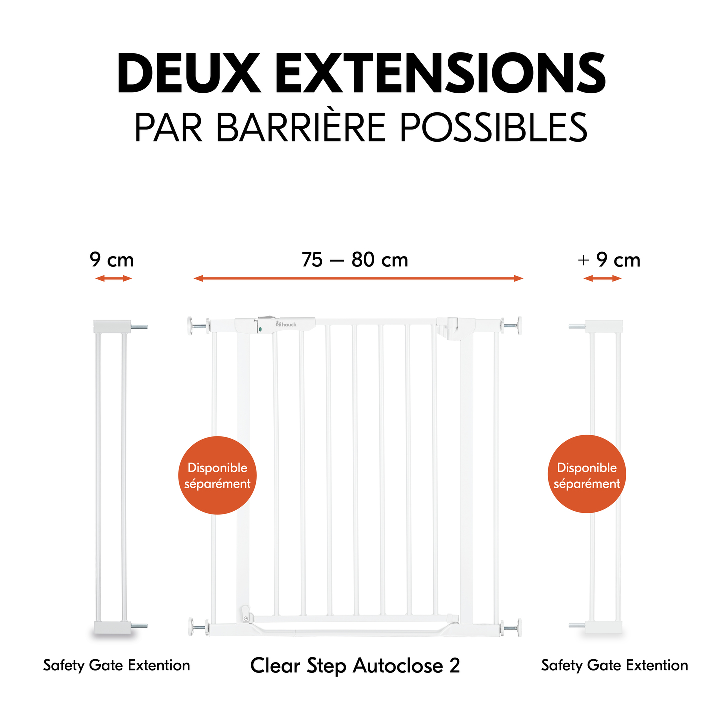 Safety Gate Extension 9 cm