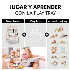 Jugar y divertirse con la bandeja de juego