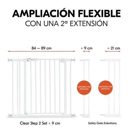 Ampliable de forma flexible gracias a las extensiones que se suministran