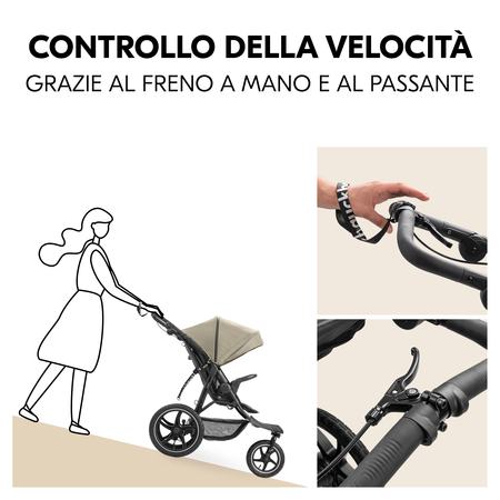 Controllo della velocità grazie al freno a mano