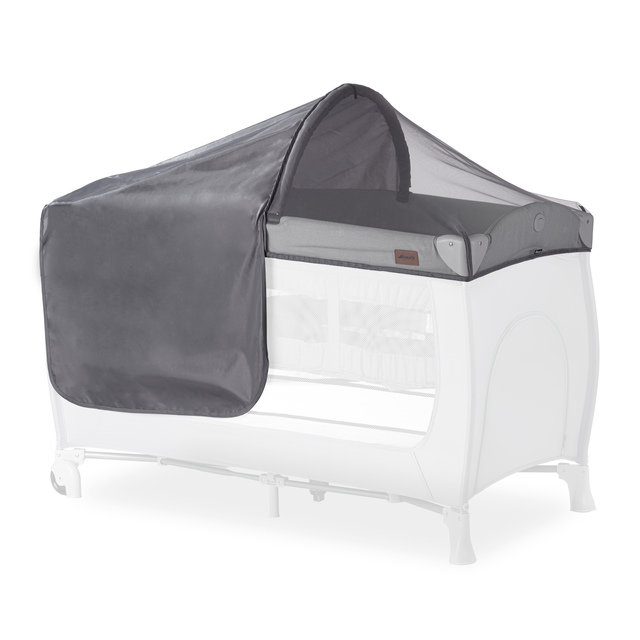 Travel Bed Canopy Grey