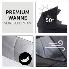 Hochwertige Babywanne mit Ausblick