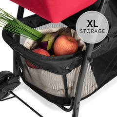 Ample storage space in the XL basket