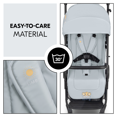 Easy-care and machine-washable material