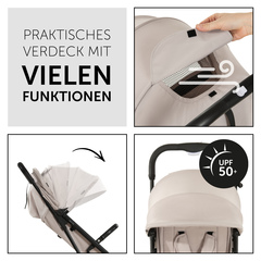 UV-geschütztes Sonnenverdeck mit Sichtfenster