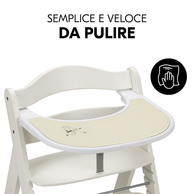 Highchair Tray Mat Pooh Dusty Beige