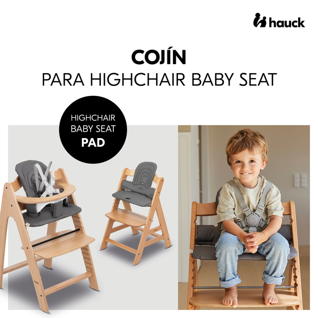 Highchair Baby Seat Pad Dark Grey