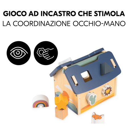 Gioco ad incastro per la coordinazione occhio-mano