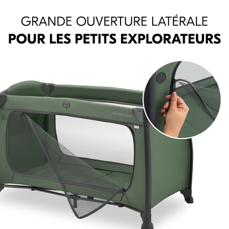 Ouverture latérale pour les petits explorateurs