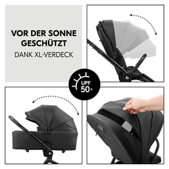 XL-Verdeck für maximalen Schutz vor der Sonne