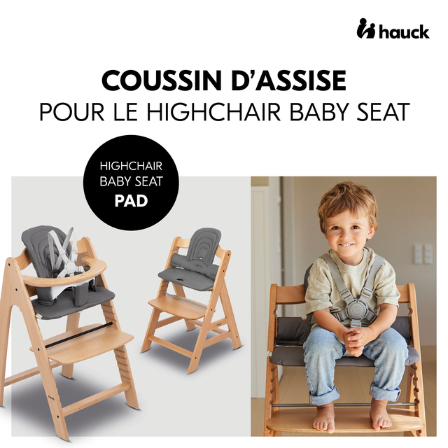 Highchair Baby Seat Pad Dark Grey