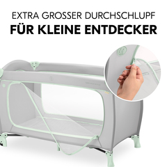 Extra großer Durchschlupf für kleine Entdecker