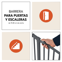 Verja de seguridad para puertas y entradas estándar