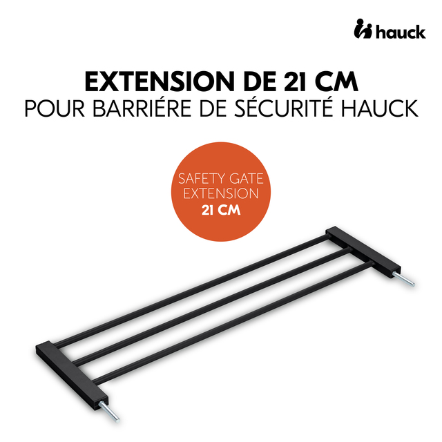 Safety Gate Extension 21 cm Black