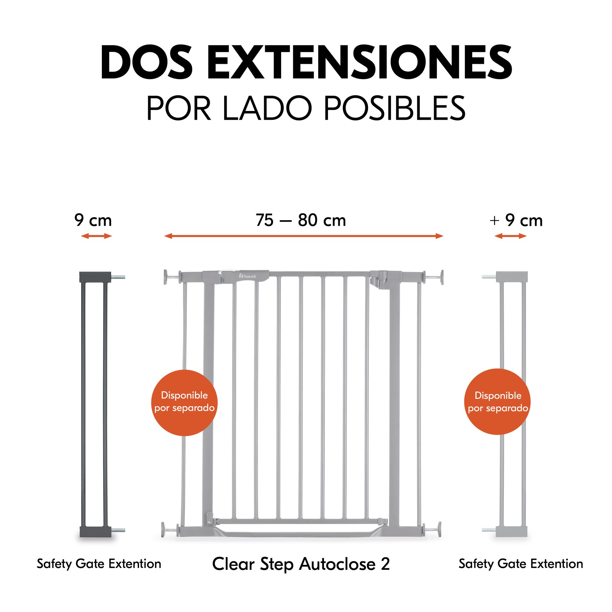 Safety Gate Extension 9 cm