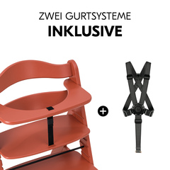 Erhöhte Sicherheit dank mitgelieferten Gurtsystemen