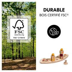 Plateau de jeu en bois durable