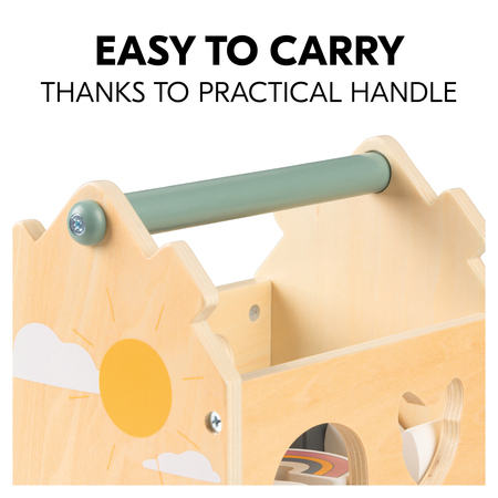 Easy to carry thanks to practical handle