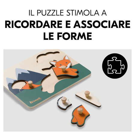 Puzzle che allena a ricordare ed abbinare le forme