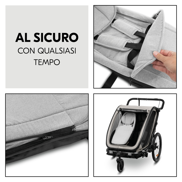 Baby Lounger 2 Grey