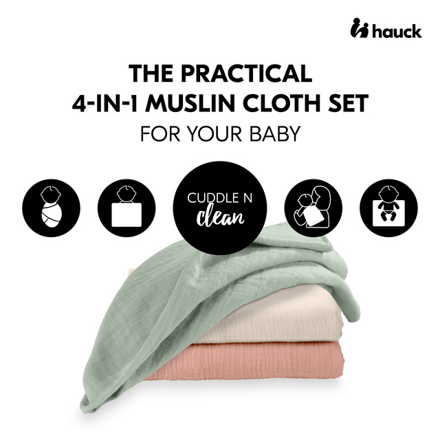 Cuddle N Clean 3Set Sage/Beige/Cork