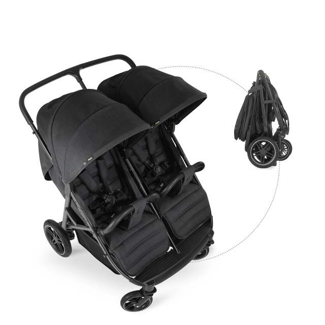 Uptown Duo hauck 4007923512180 Melange Black